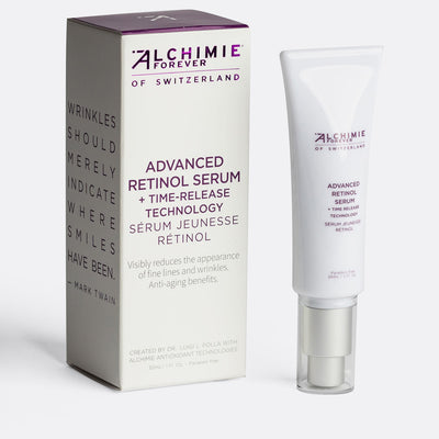 Advanced retinol serum with time-release technology