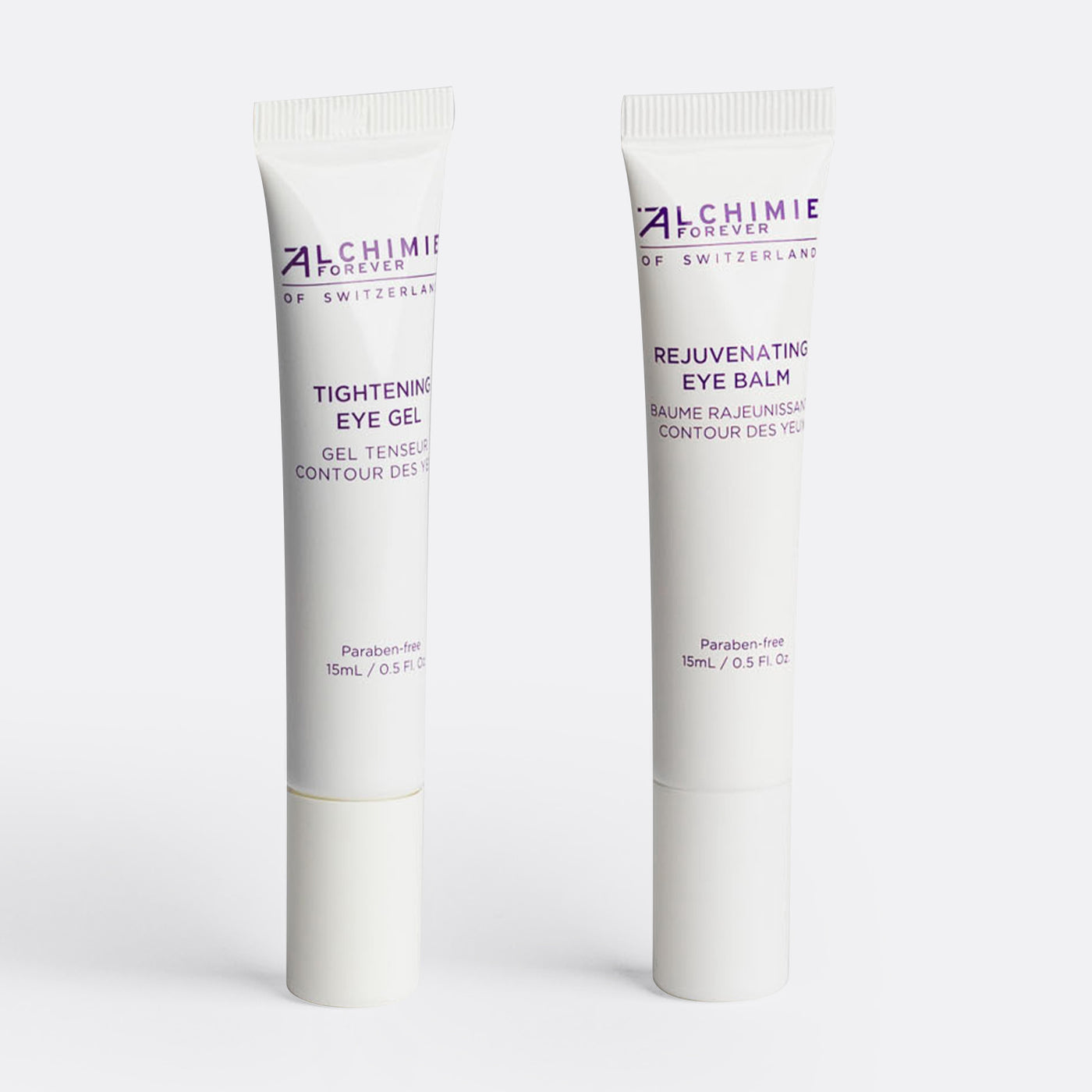 Alchimie Forever Complete Eye Care Bundle featuring Tightening Eye Gel and Rejuvenating Eye Balm