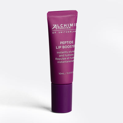 Alchimie Forever Peptide Lip Booster purple tube 